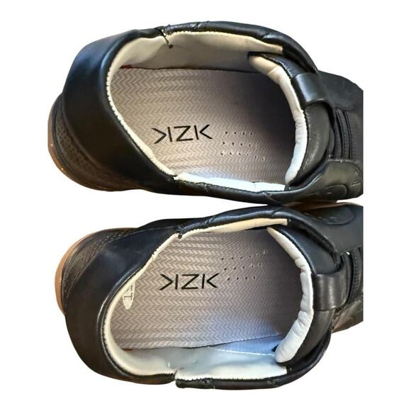 Kizik New York Hands Free Black Leather Sneaker EUC Men size 8 - Picture 7 of 8